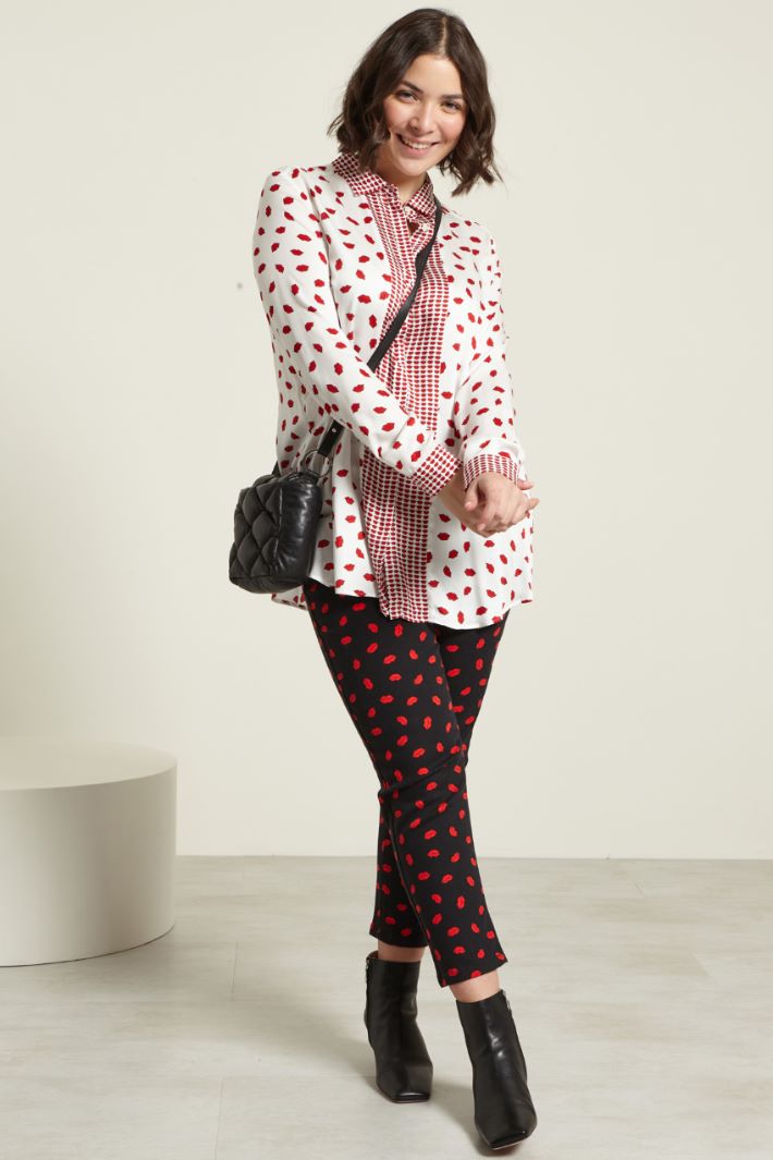 Camicia in raso stampato Fashion Market