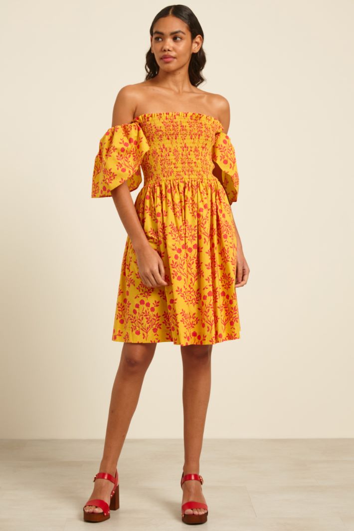 Abito con arricciatura elastica Fashion Market