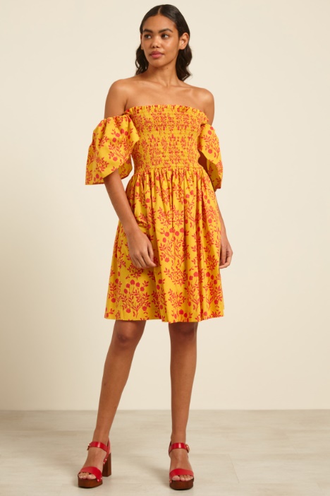 Abito con arricciatura elastica Fashion Market