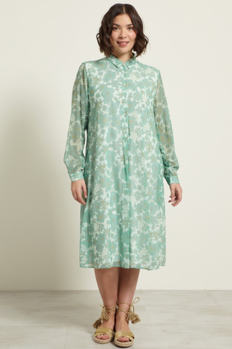 Abito in georgette stampato Fashion Market