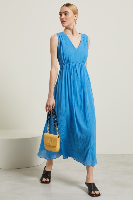 Abito smanicato in cotone Fashion Market