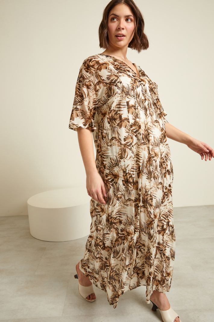 Abito lungo in mussola stampata Fashion Market Abito lungo in mussola stampata Fashion Market