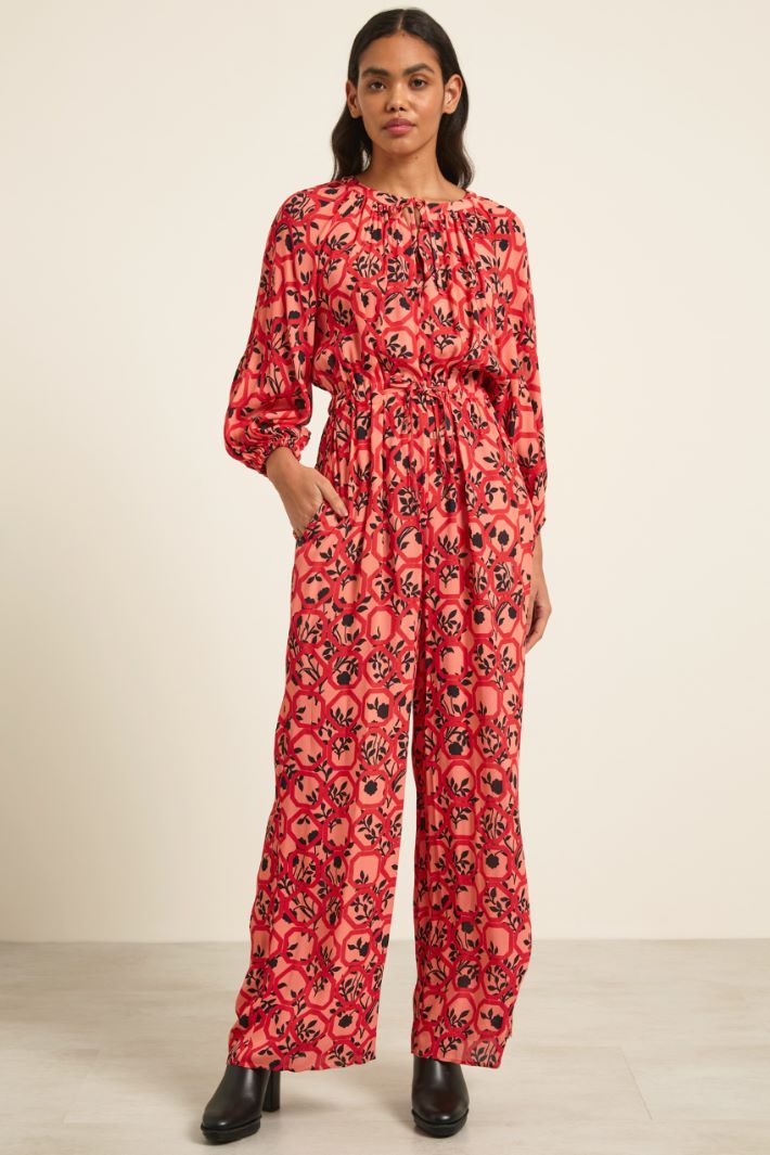 Tuta fluida in sablè Fashion Market Tuta fluida in sablè Fashion Market