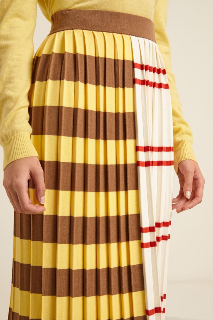 Gonna in maglia plissè Fashion Market