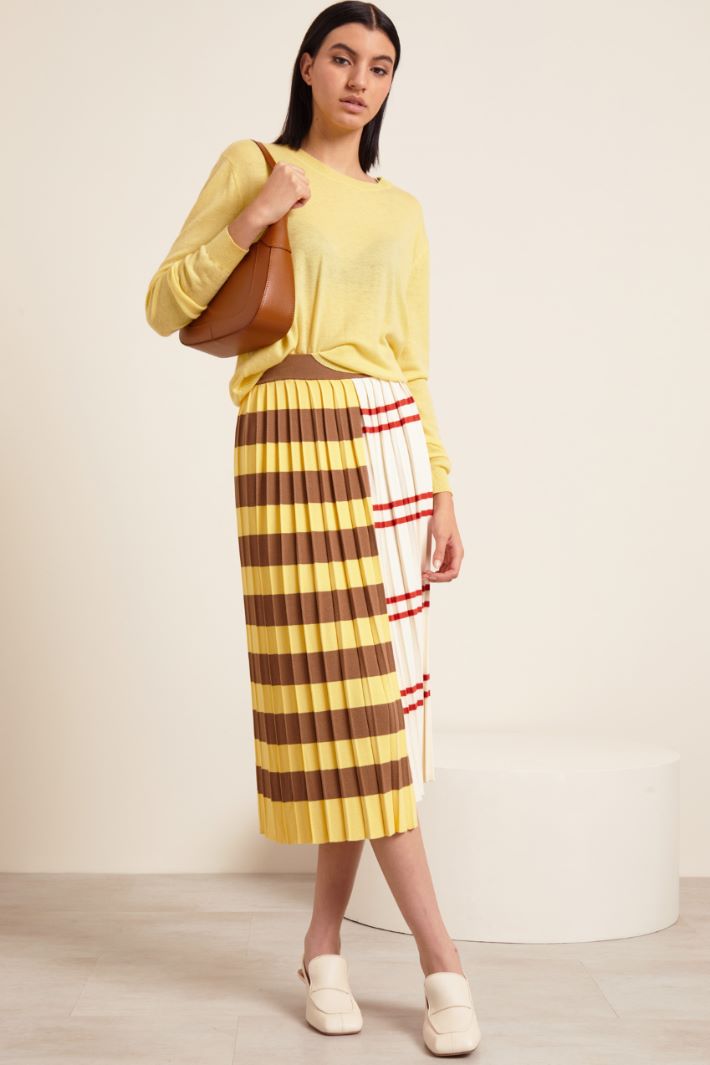 Gonna in maglia plissè Fashion Market