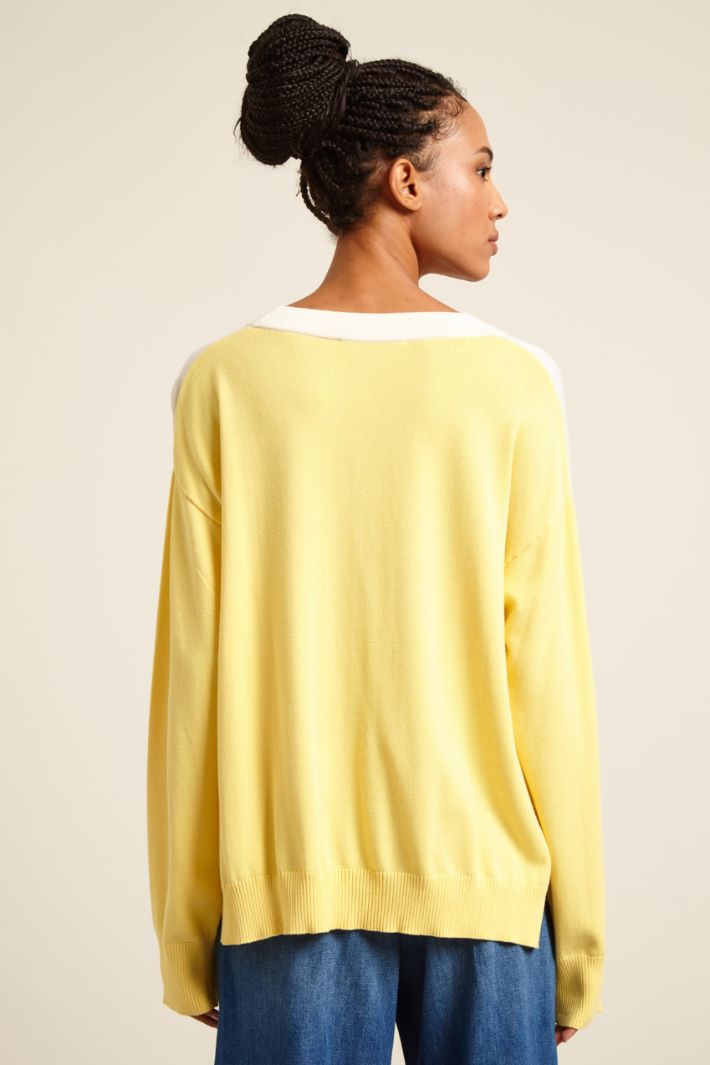 Cardigan in filato di viscosa Fashion Market