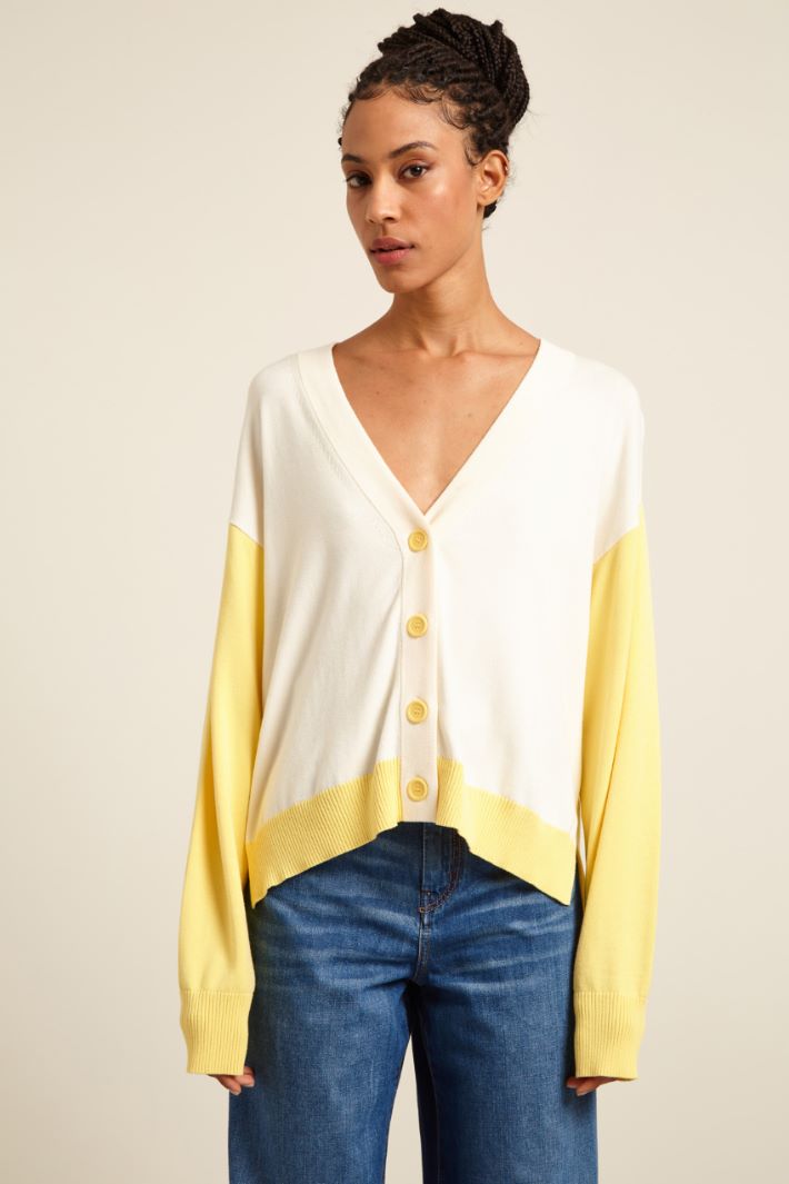 Cardigan in filato di viscosa Fashion Market