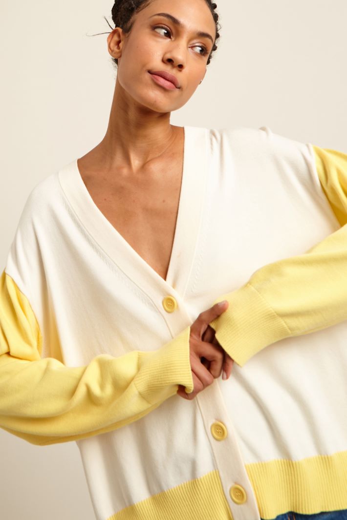 Cardigan in filato di viscosa Fashion Market