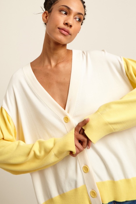 Cardigan in filato di viscosa Fashion Market