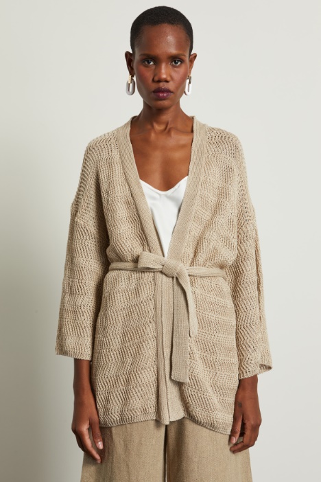 Cardigan con cintura  Fashion Market