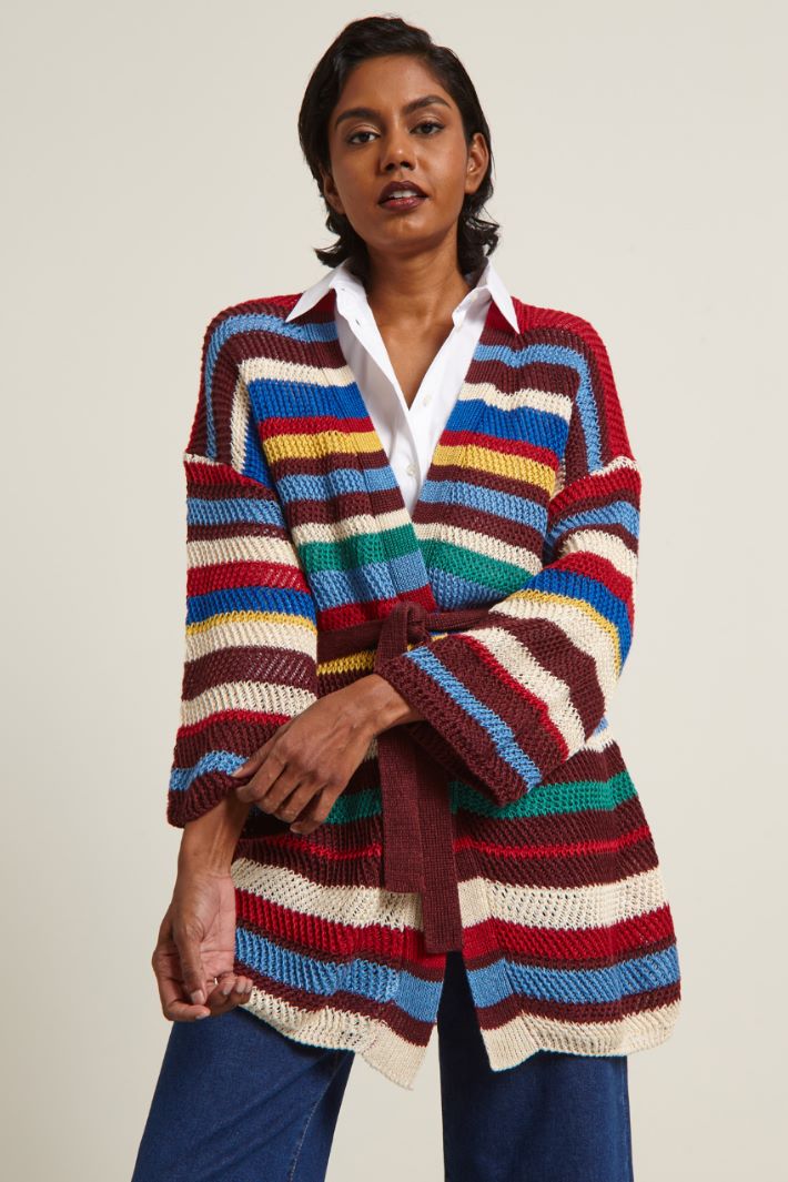 Cardigan con cintura  Fashion Market