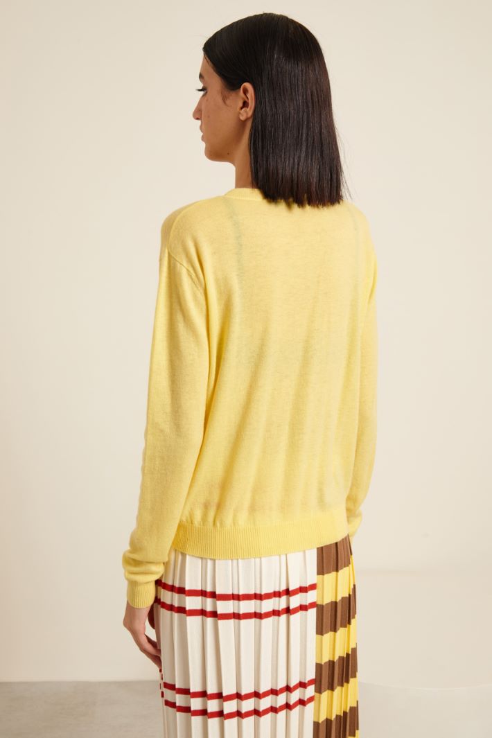 Maglia con profili a coste Fashion Market Maglia con profili a coste Fashion Market