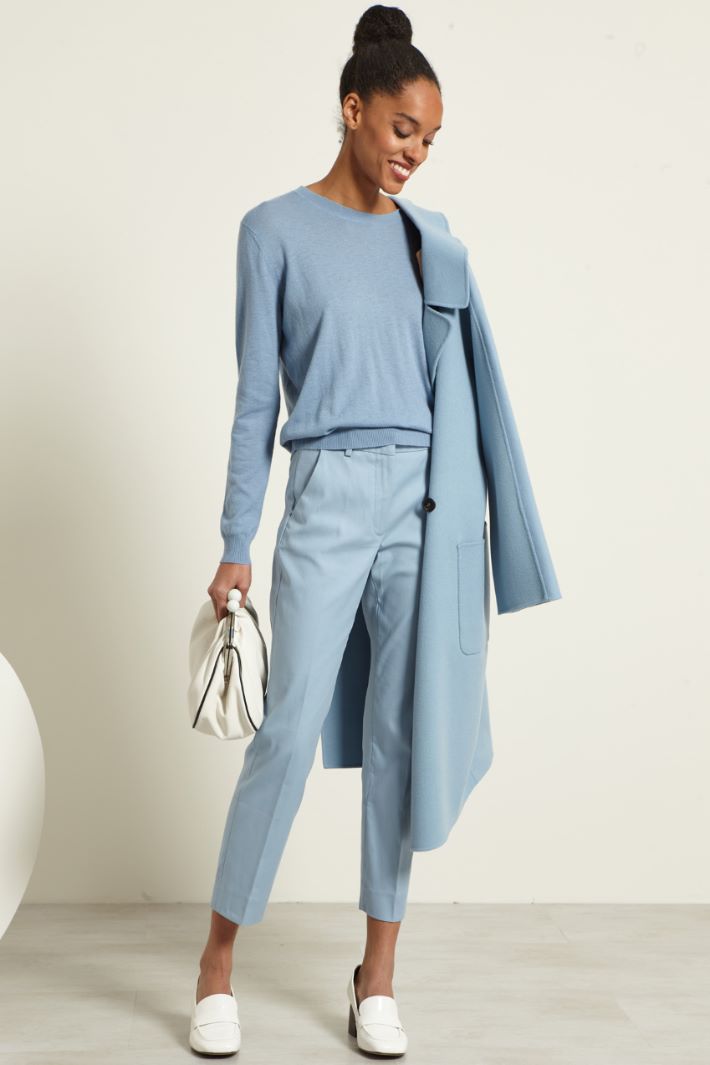 Maglia con profili a coste Fashion Market Maglia con profili a coste Fashion Market