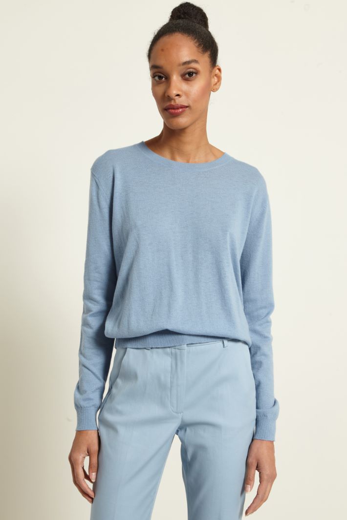 Maglia con profili a coste Fashion Market Maglia con profili a coste Fashion Market