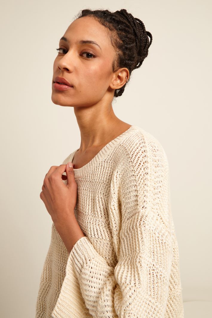 Maglia over in lino Fashion Market Maglia over in lino Fashion Market