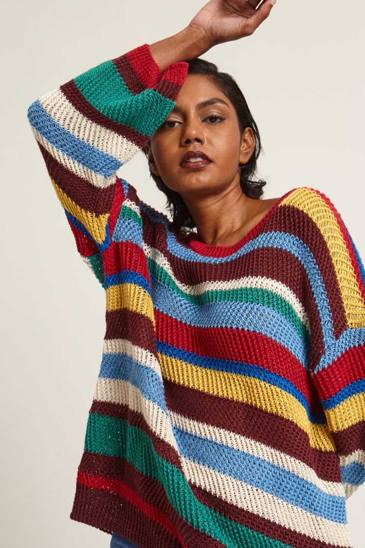 Maglia over in lino  Fashion Market