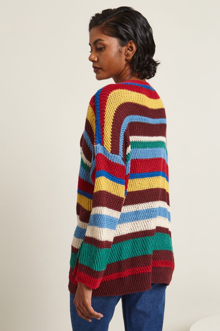 Maglia over in lino  Fashion Market