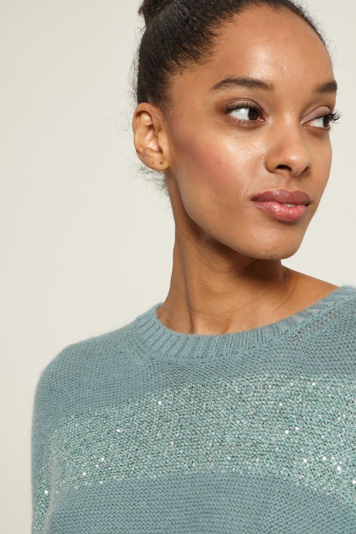 Maglia con micro paillettes Fashion Market Maglia con micro paillettes Fashion Market