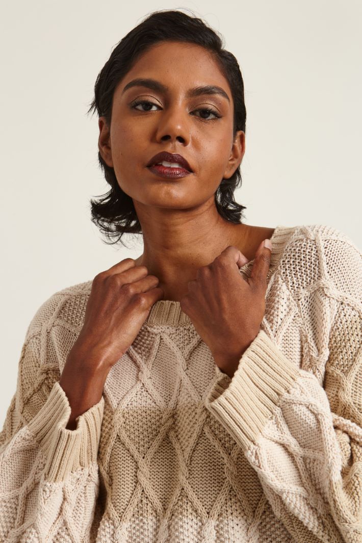 Maglia a treccia Fashion Market Maglia a treccia Fashion Market