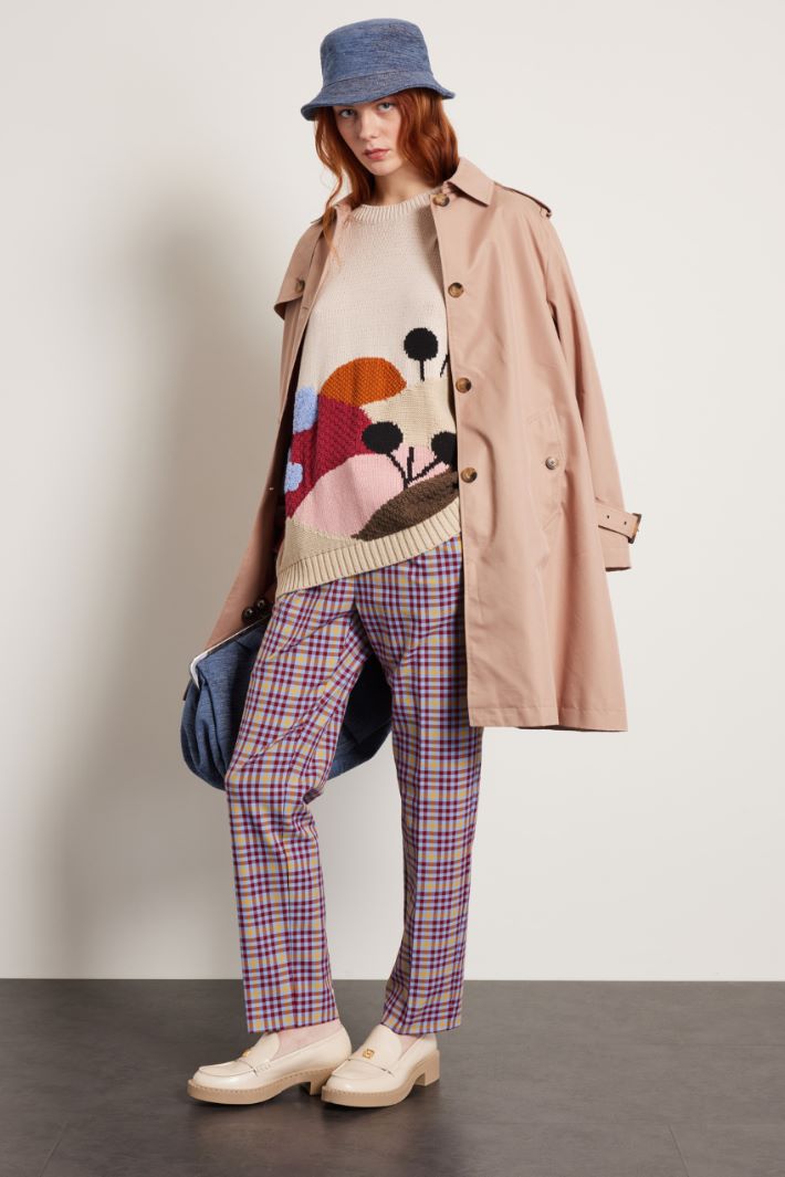 Maglia con intarsio e ricami Fashion Market Maglia con intarsio e ricami Fashion Market