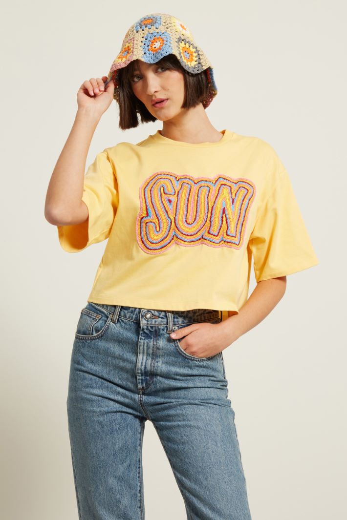 Cuffia lavorata all'uncinetto Fashion Market