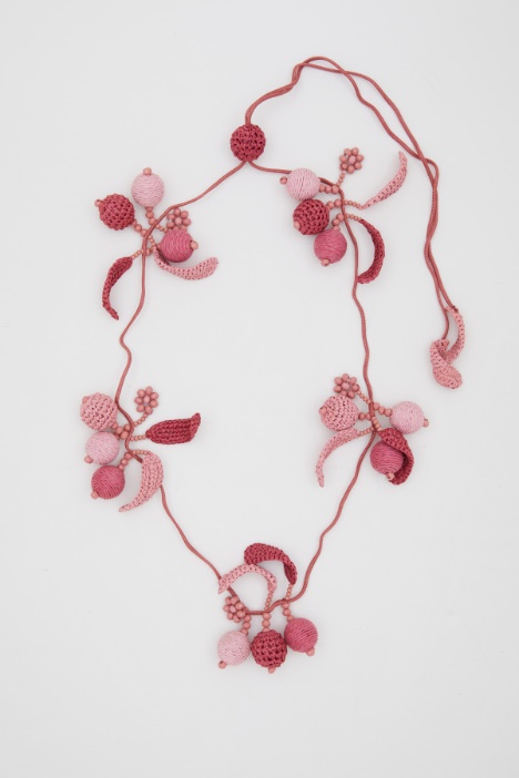 Collana lunga in rafia Fashion Market