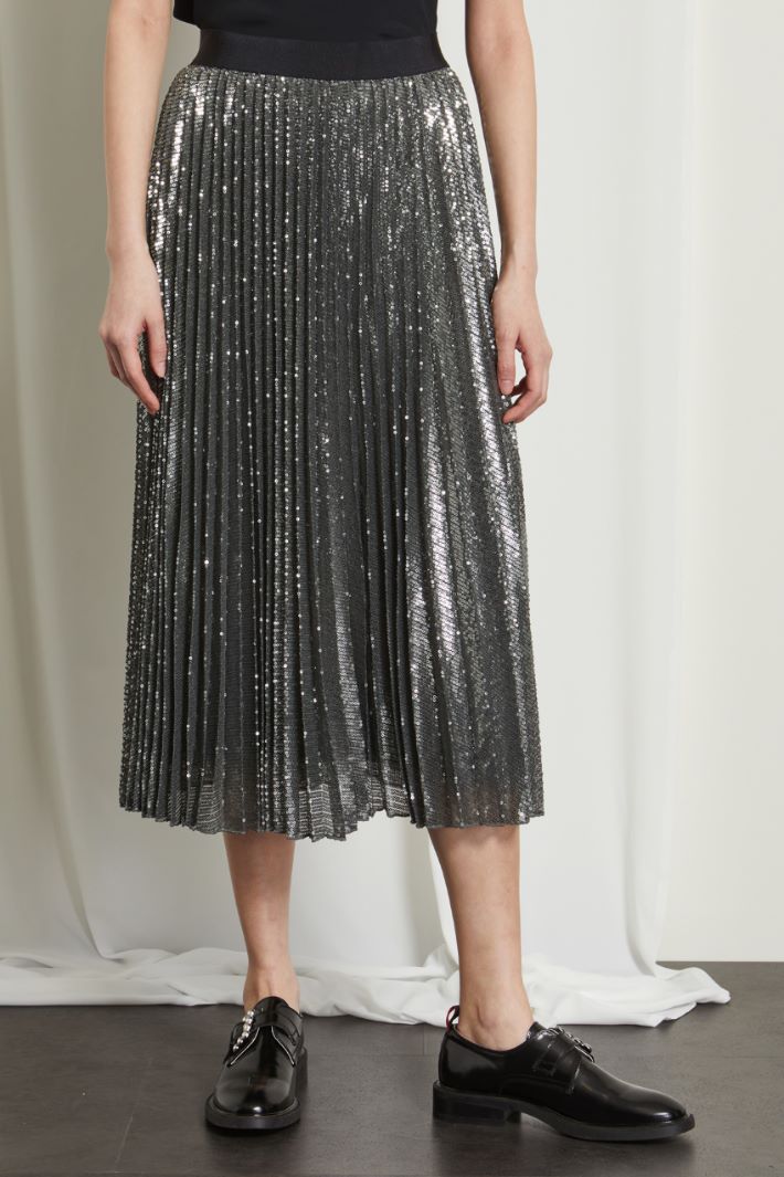 Gonna con paillettes all over Fashion Market Gonna con paillettes all over Fashion Market