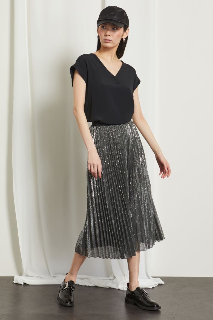 Gonna con paillettes all over Fashion Market Gonna con paillettes all over Fashion Market