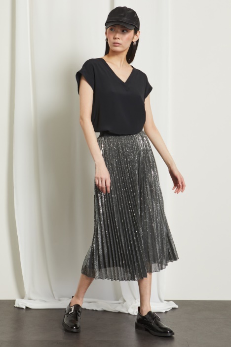 Gonna con paillettes all over Fashion Market