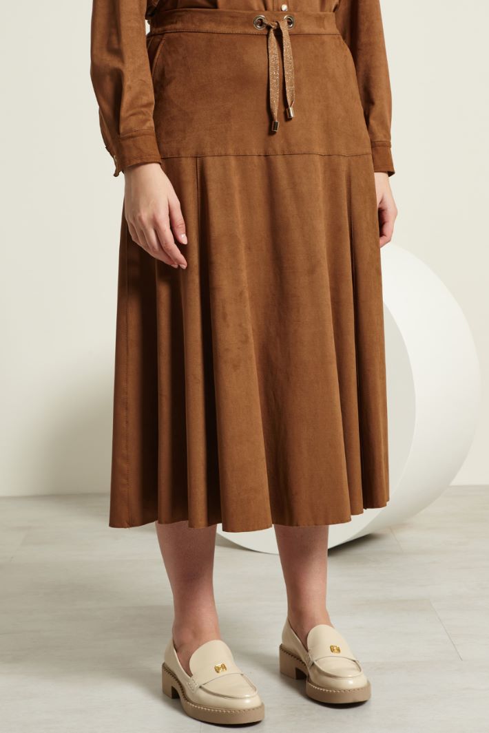 Gonna lunga in suede Fashion Market Gonna lunga in suede Fashion Market
