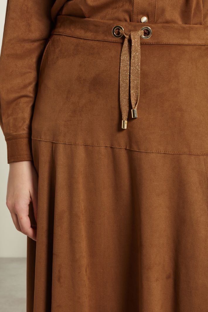 Gonna lunga in suede Fashion Market Gonna lunga in suede Fashion Market