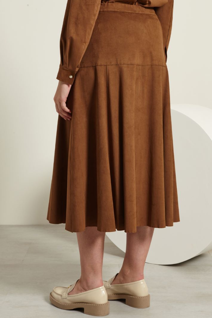 Gonna lunga in suede Fashion Market Gonna lunga in suede Fashion Market