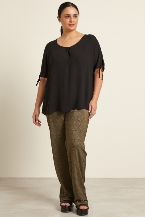 Pantaloni in jersey lamè Fashion Market