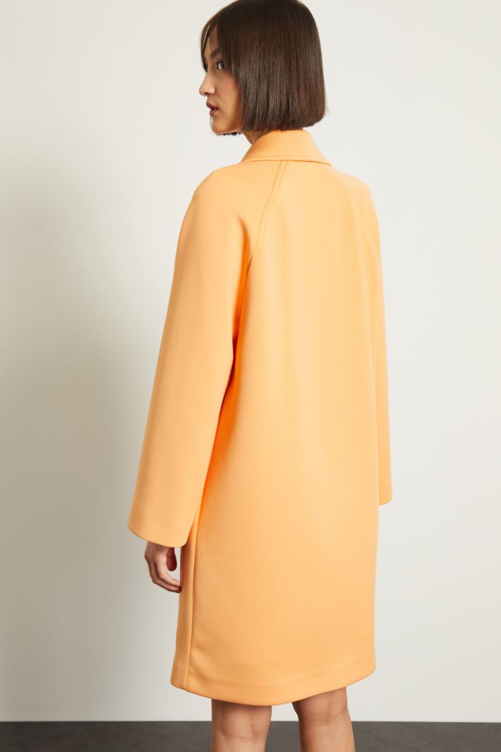 Cappotto doppiopetto in jersey Fashion Market