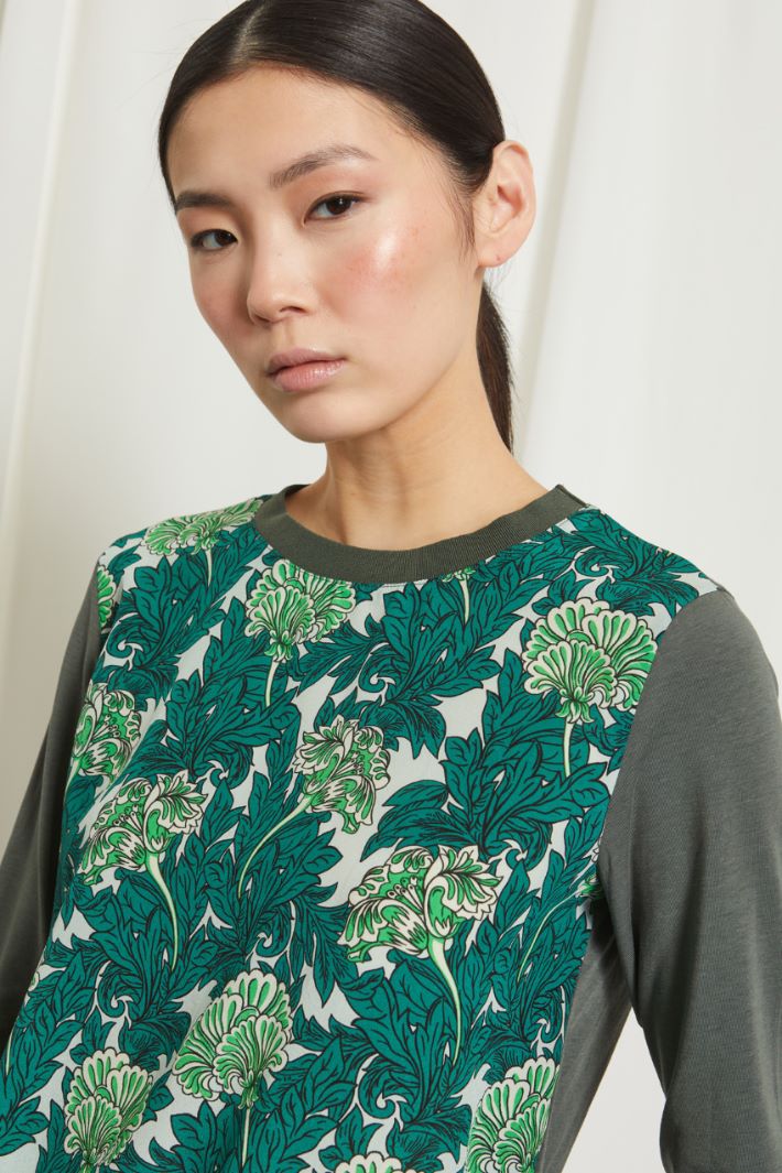 T-shirt in crépe de chine Fashion Market T-shirt in crépe de chine Fashion Market