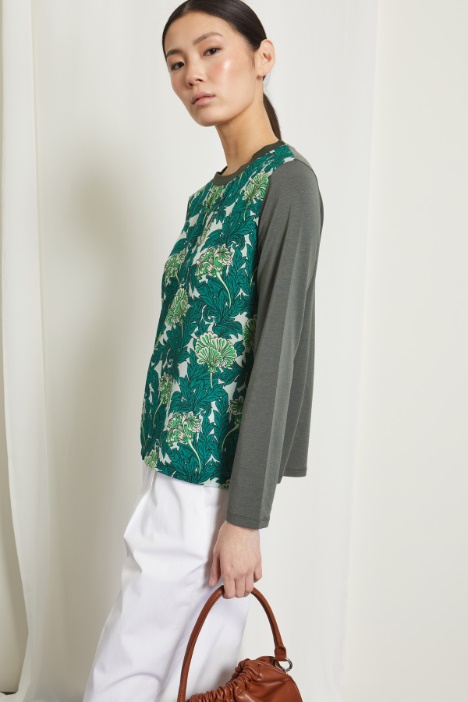 T-shirt in crépe de chine Fashion Market