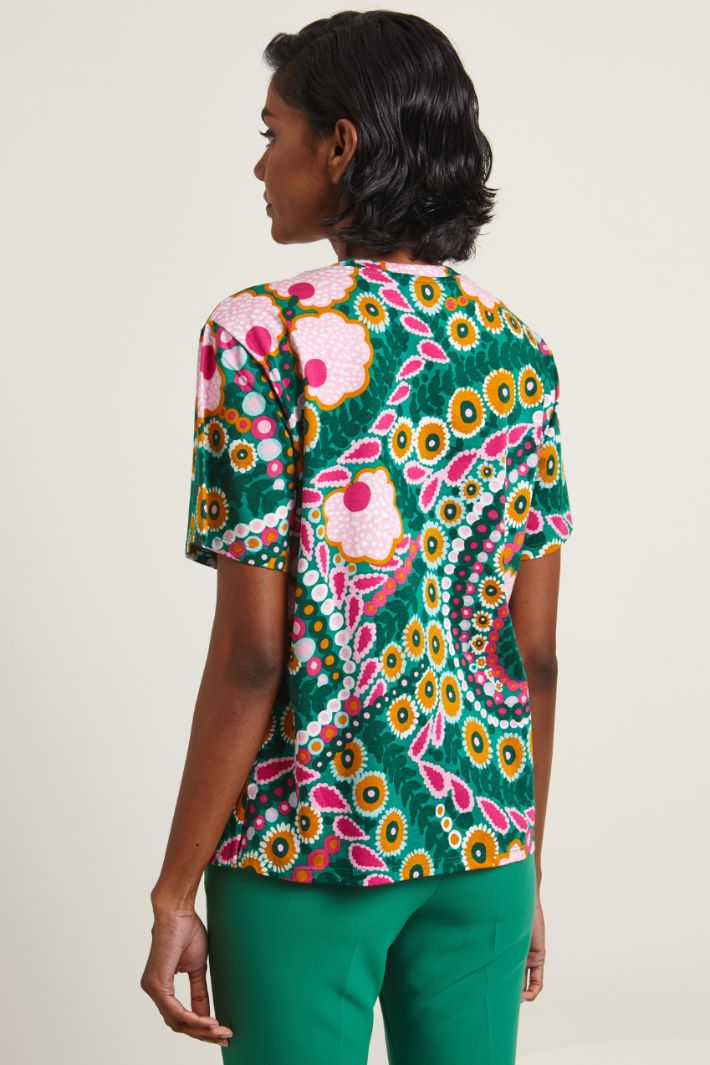 T-shirt in jersey stampata Fashion Market