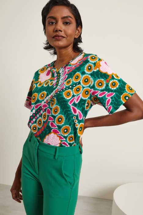 T-shirt in jersey stampata Fashion Market