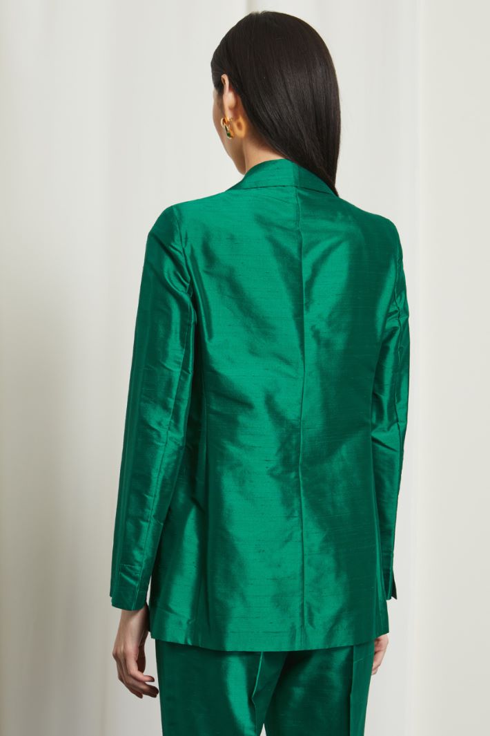 Blazer in shantung di seta Fashion Market