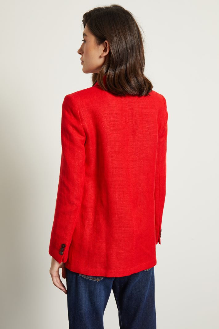 Giacca in stuoia con cintura Fashion Market