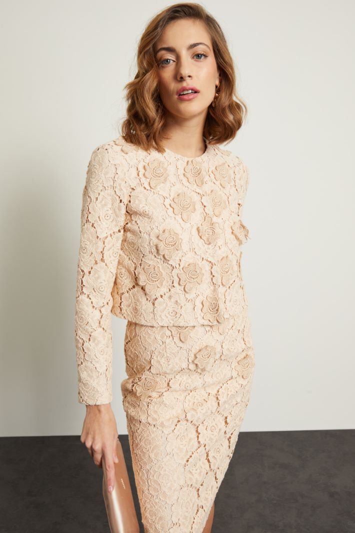 Giacca corta in macramè Fashion Market