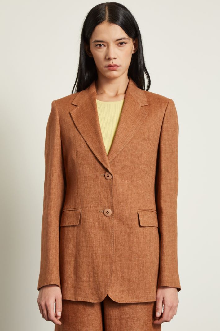 Blazer in batavia di lino Fashion Market