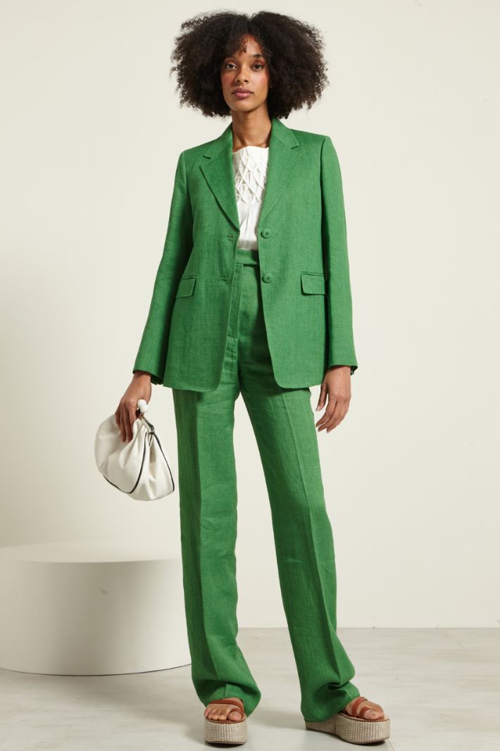 Blazer in batavia di lino Fashion Market