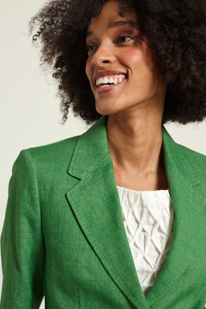 Blazer in batavia di lino Fashion Market