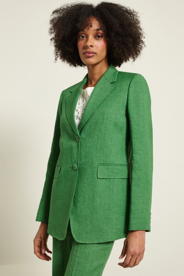 Blazer in batavia di lino Fashion Market