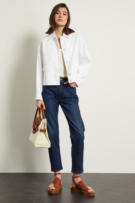 Giacca corta in gabardina Fashion Market