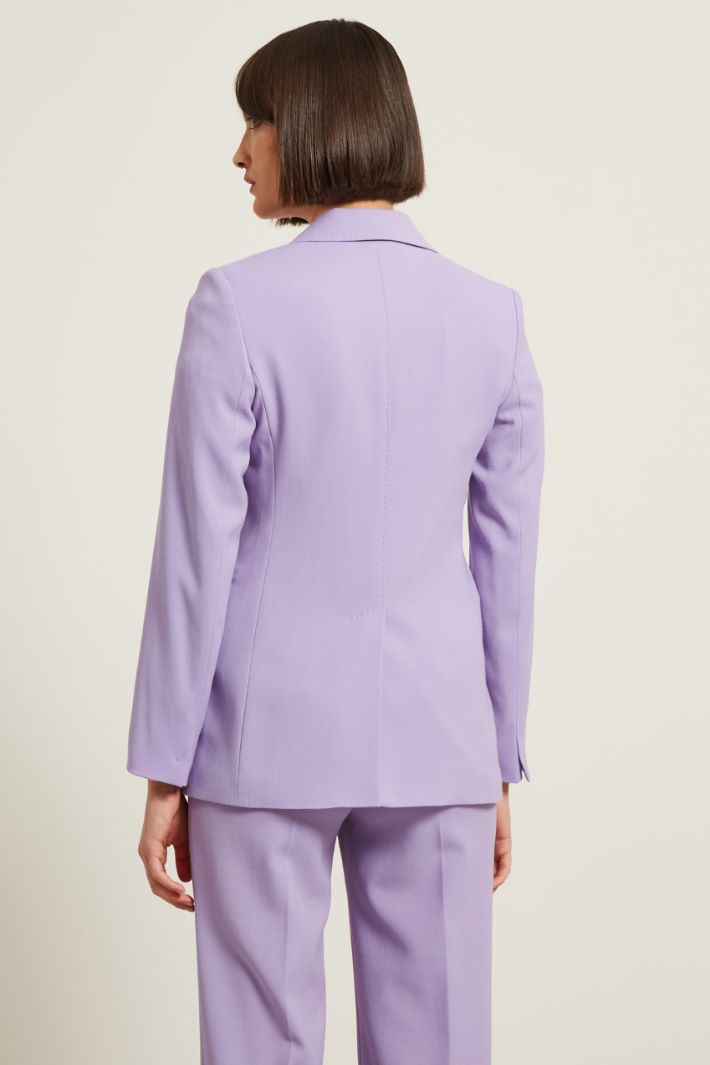 Blazer in tricotina di lana Fashion Market