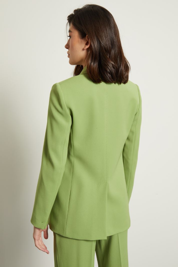 Blazer in tricotina di lana Fashion Market