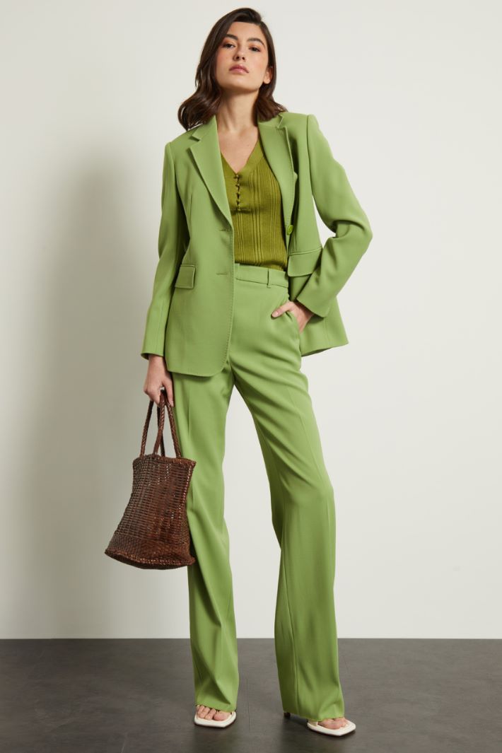 Blazer in tricotina di lana Fashion Market