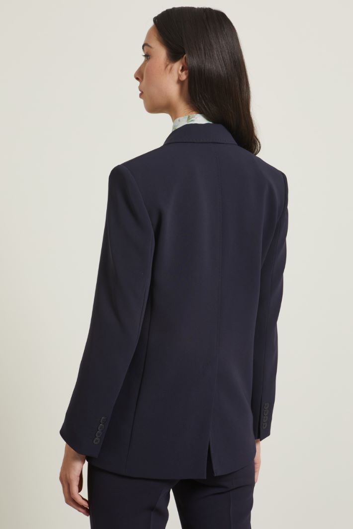 Blazer doppiopetto in cady Fashion Market